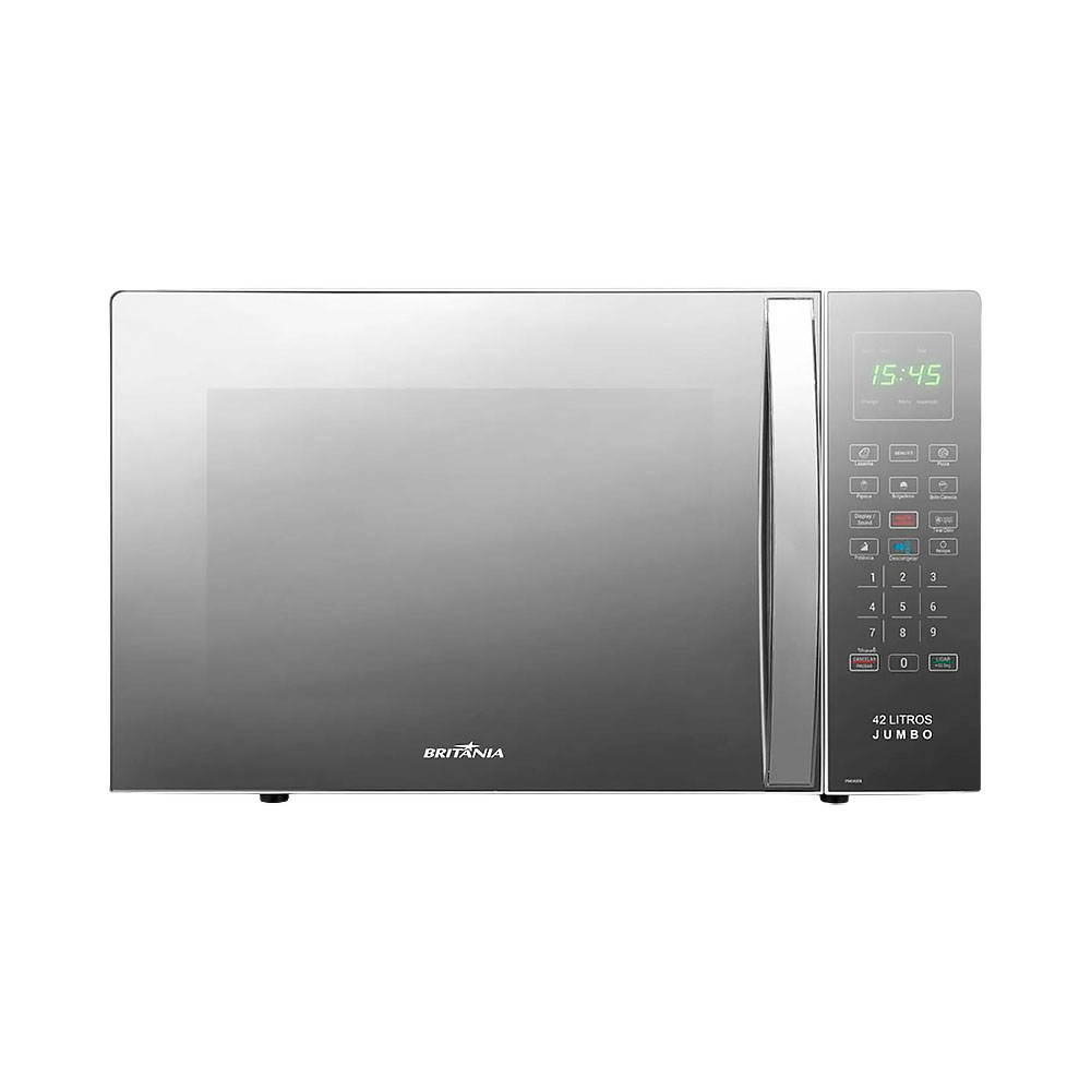 Micro-ondas Britânia PMO42EB 42L 220V Branco - Cinza