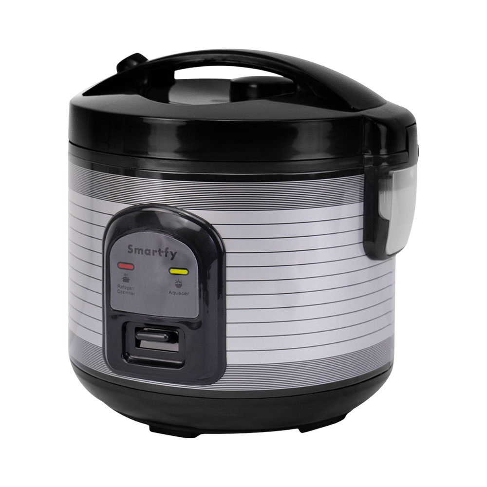 Panela Elétrica de Arroz Smartfy PE01G 400W 1L 220V Preto - Cinza
