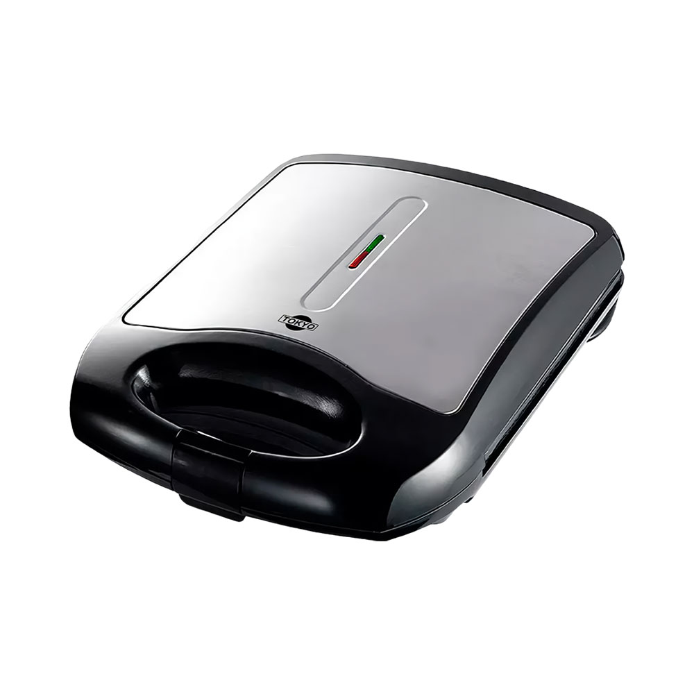 Sanduicheira Tokyo Edtsminox 4 Pães 1400W 220V Preto - Prata
