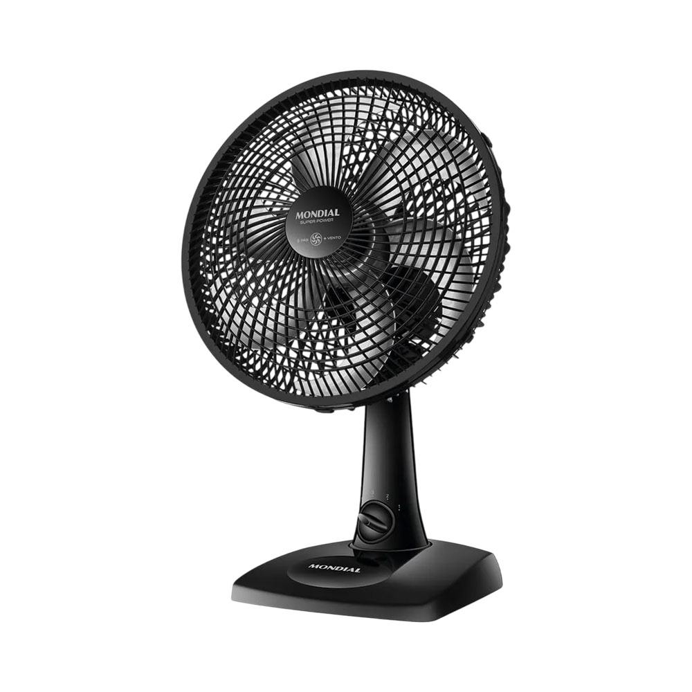 Ventilador de Mesa Mondial Super Power VSP-30-B 30 CM 60W 110V Preto