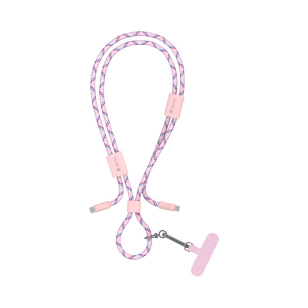 Cabo Devia EC429 Colar Usb-c a Lightning 1.60M Pink