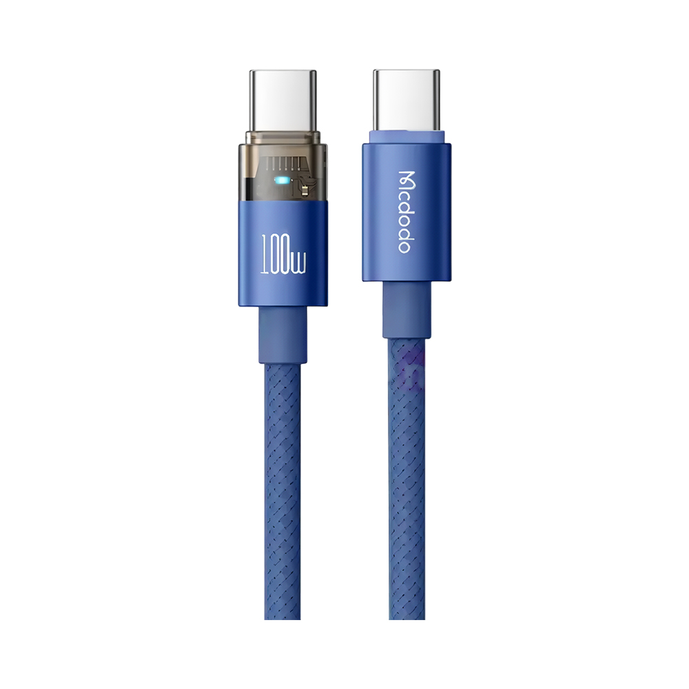 Cabo de Dados Mcdodo Cab Luma CA-5586 Usb-c para Usb-c 100 W 1,2 Metros Azul