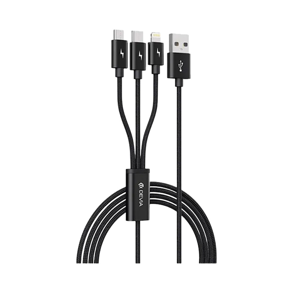 Cabo Devia EC048 3 EN 1 USB A+c+l+m