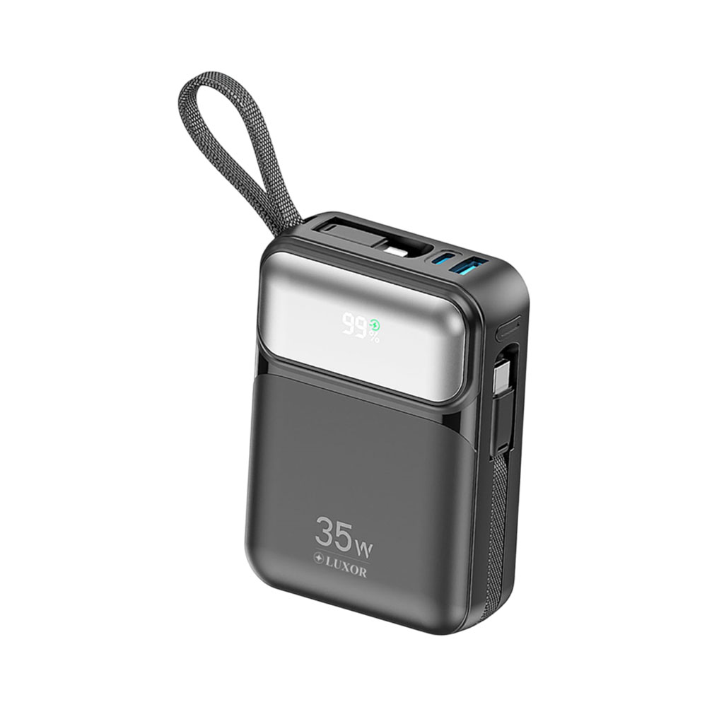 Carregador Portátil Luxor LX-03642W 20000MAH 35W Preto