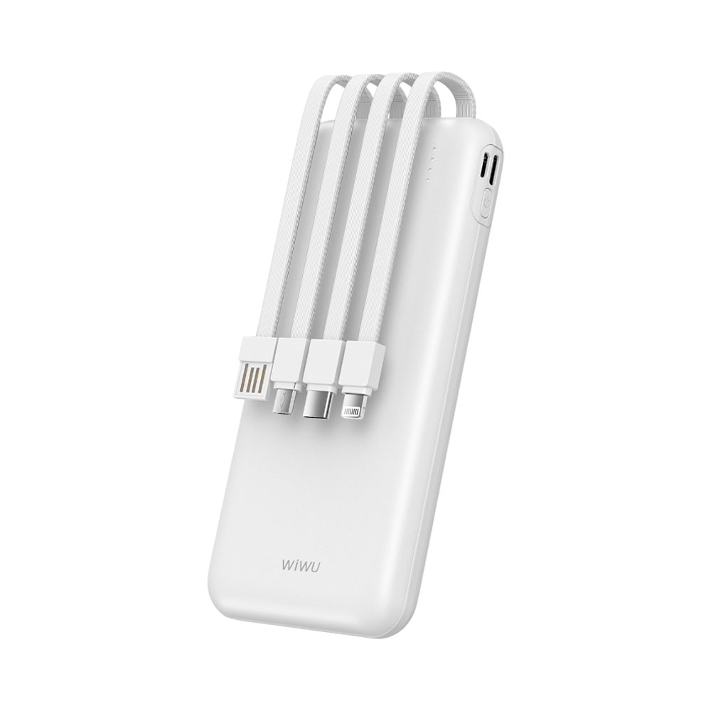 Carregador Portátil Wiwu P-08B 10.000 Mah White