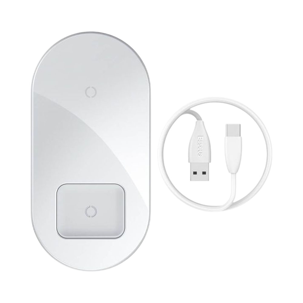 Carregador Wireless 2 EN 1 Baseus WXJK-02
