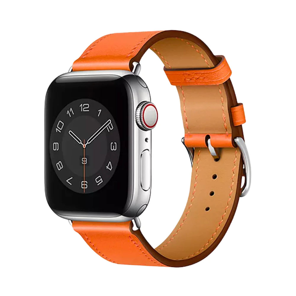 Correa de Cuero Wiwu Attelage para Apple Watch 42 - 44 - 45MM Marrón