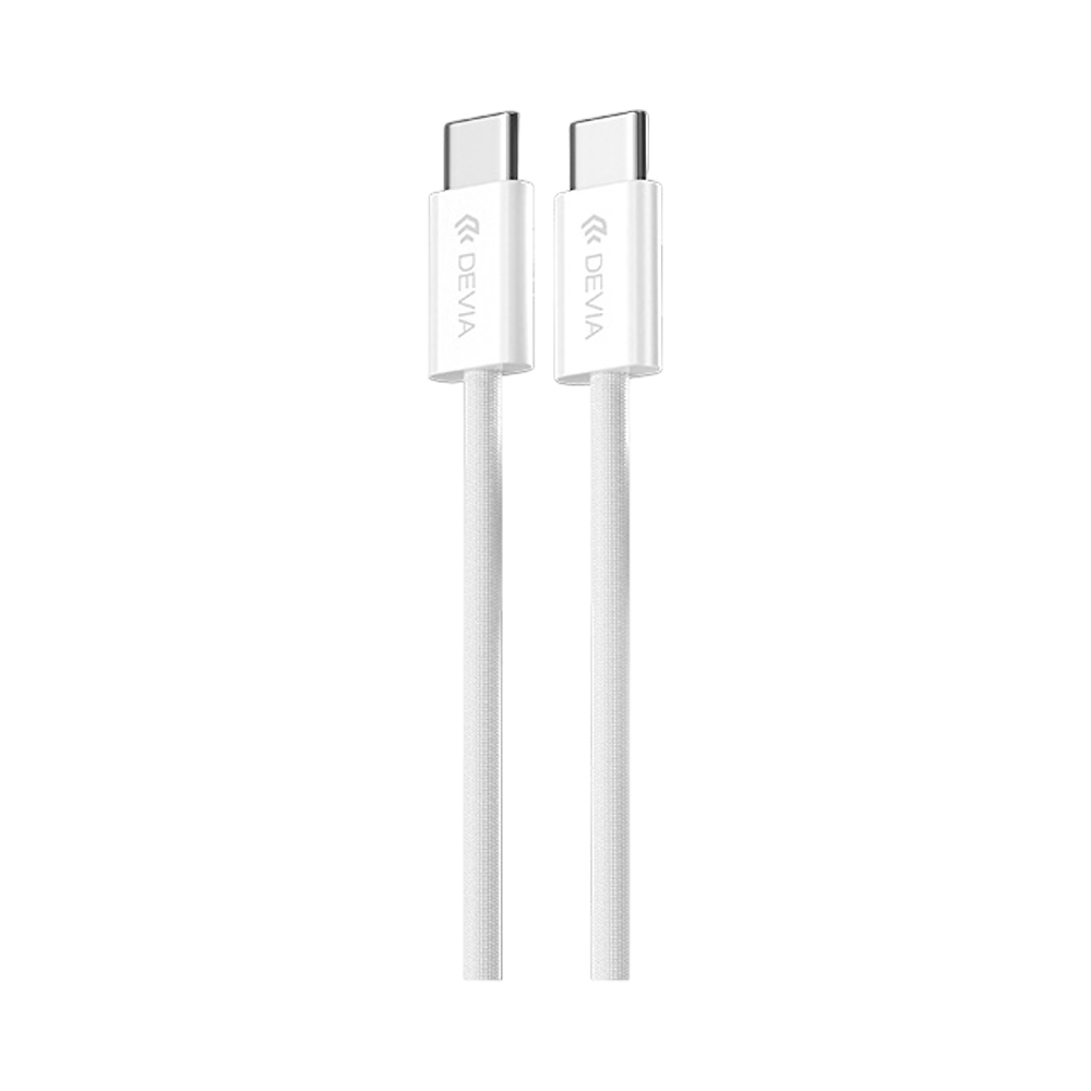 Cabo Devia Smart Series EC325 Usb-c a Usb-c 60 W 1 Metro Branco