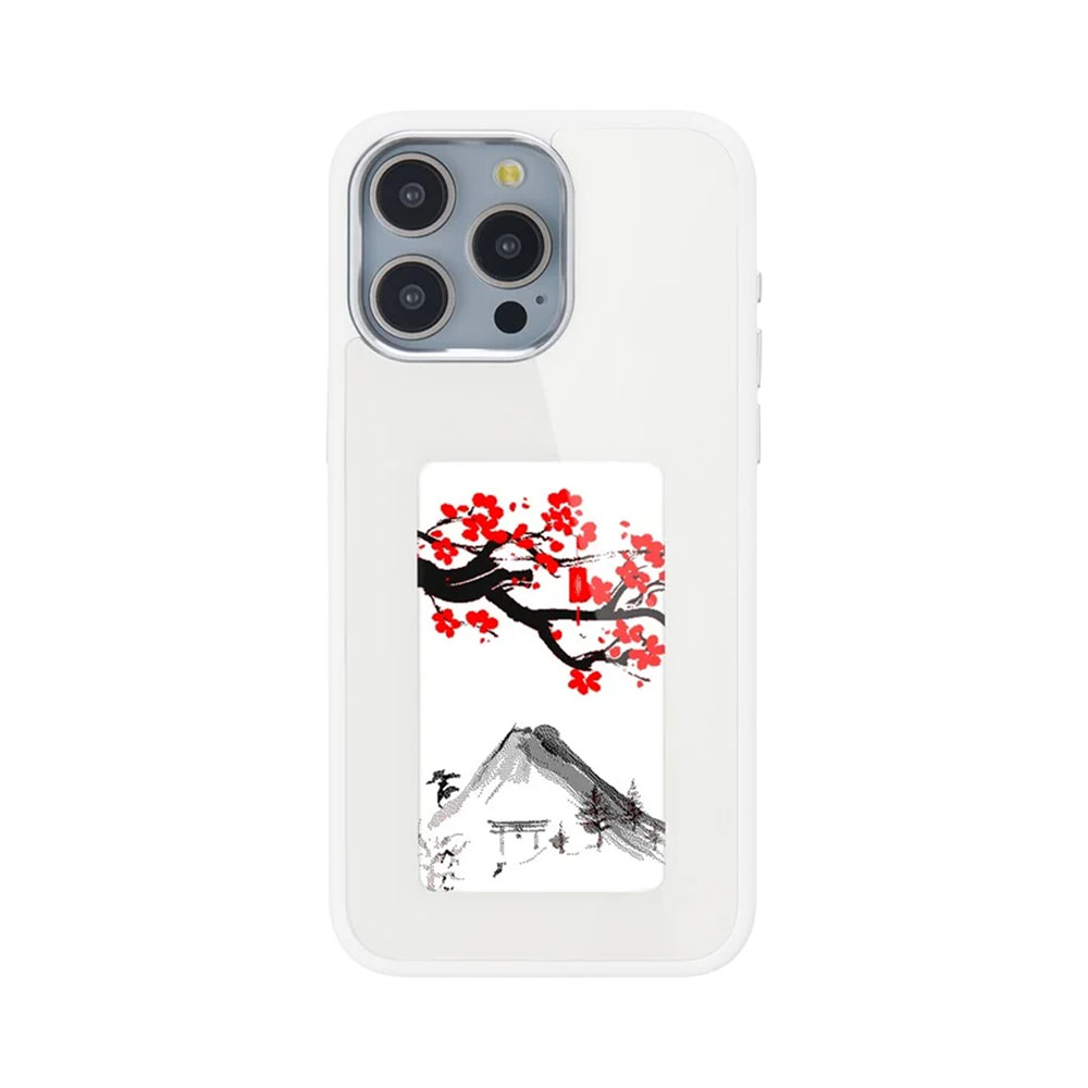 Capa Protectora E-ink Fashion Case Born TO Love para Iphone 15 PRO Branco