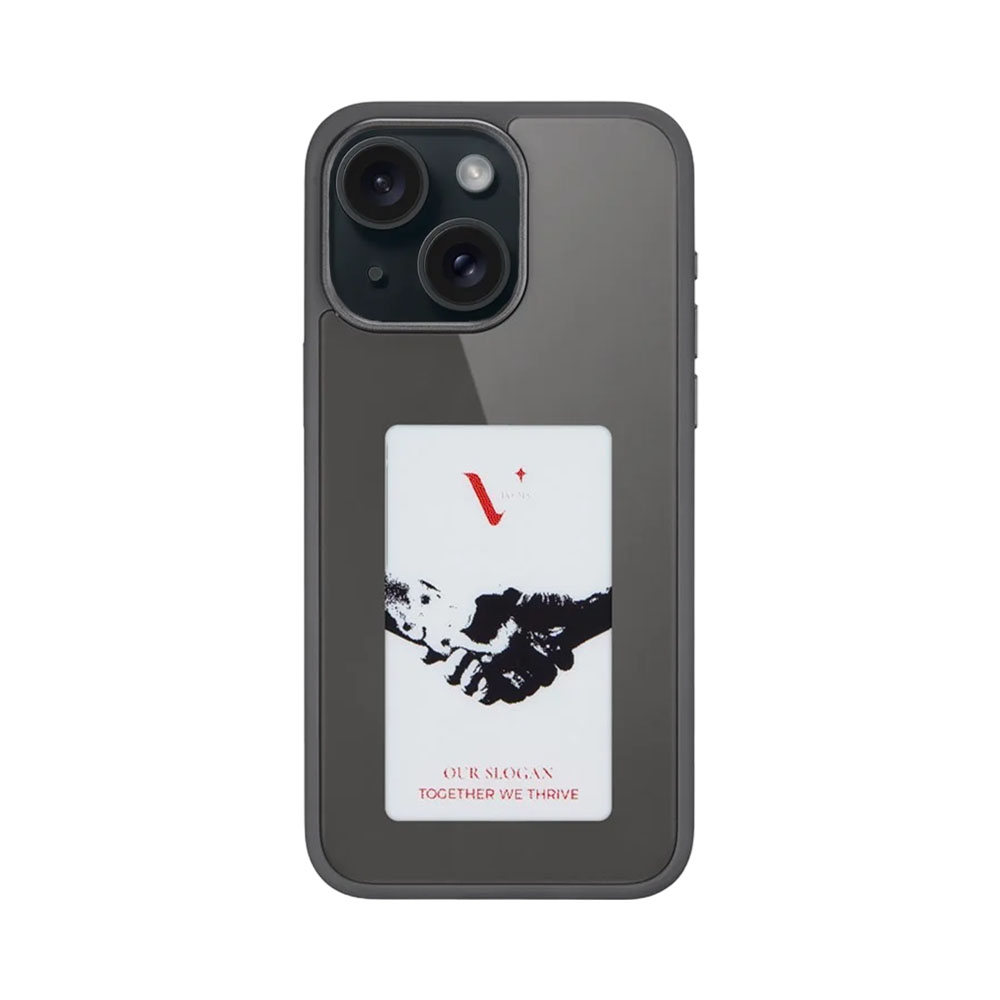 Capa Protectora E-ink Fashion Case Born TO Love para Iphone 15 Preto
