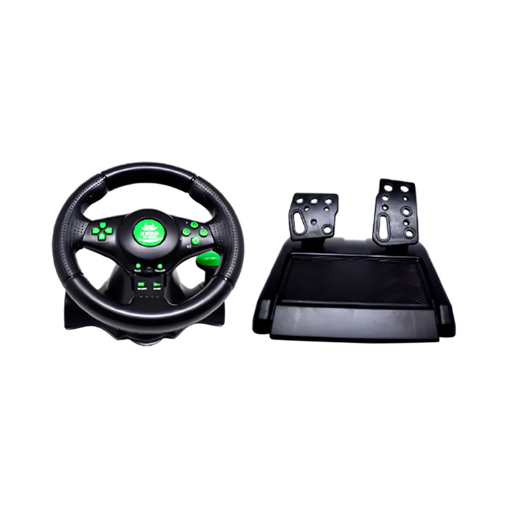 Volante Knup KP-5815A para Xbox 360/PS3/PS2/PC
