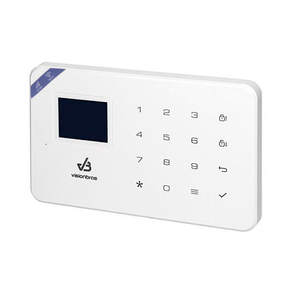 Kit de Alarme Residencial Visionbras VB-KS100W Branco
