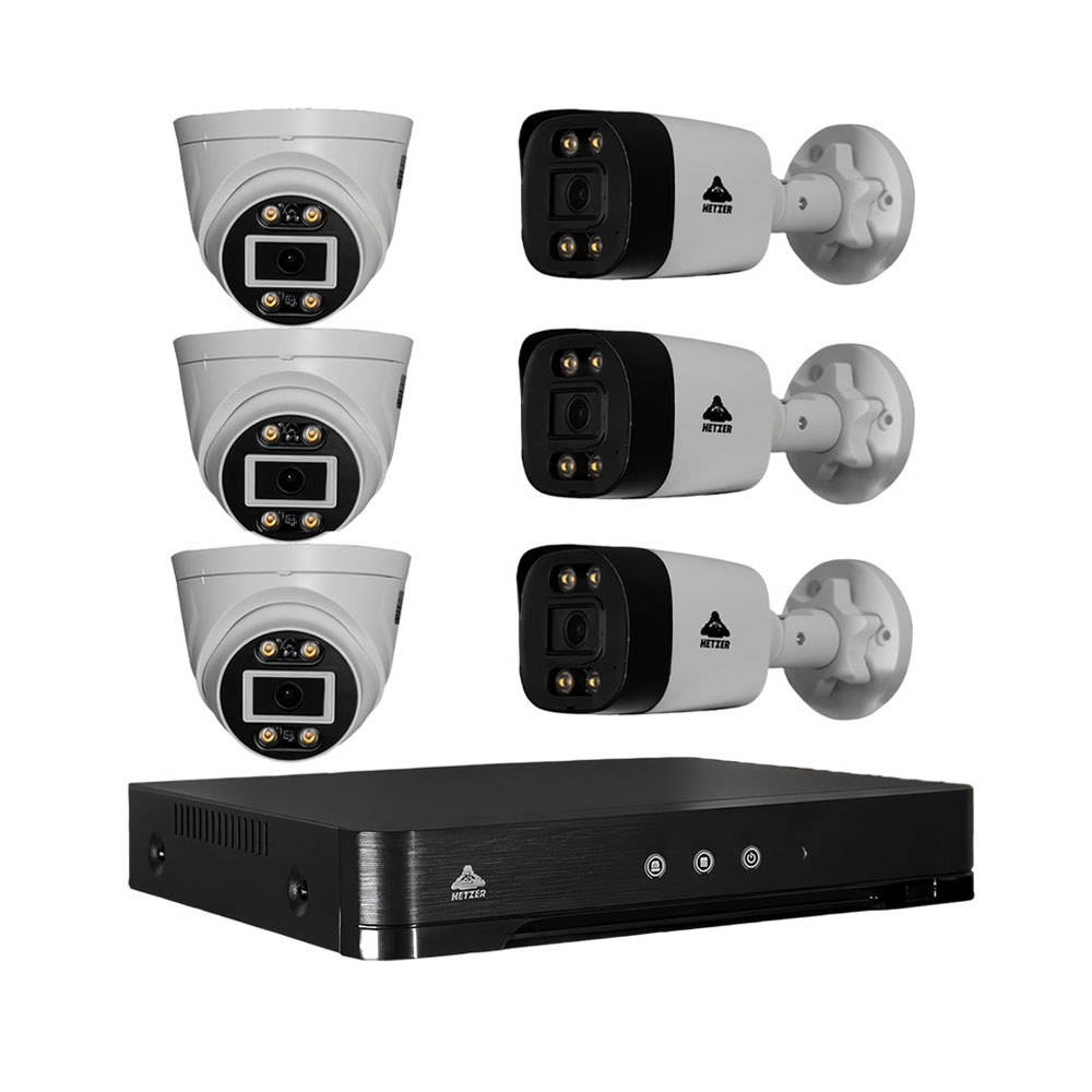 Kit de Dvr Hetzer Vision com Câmeras de 16 Canais