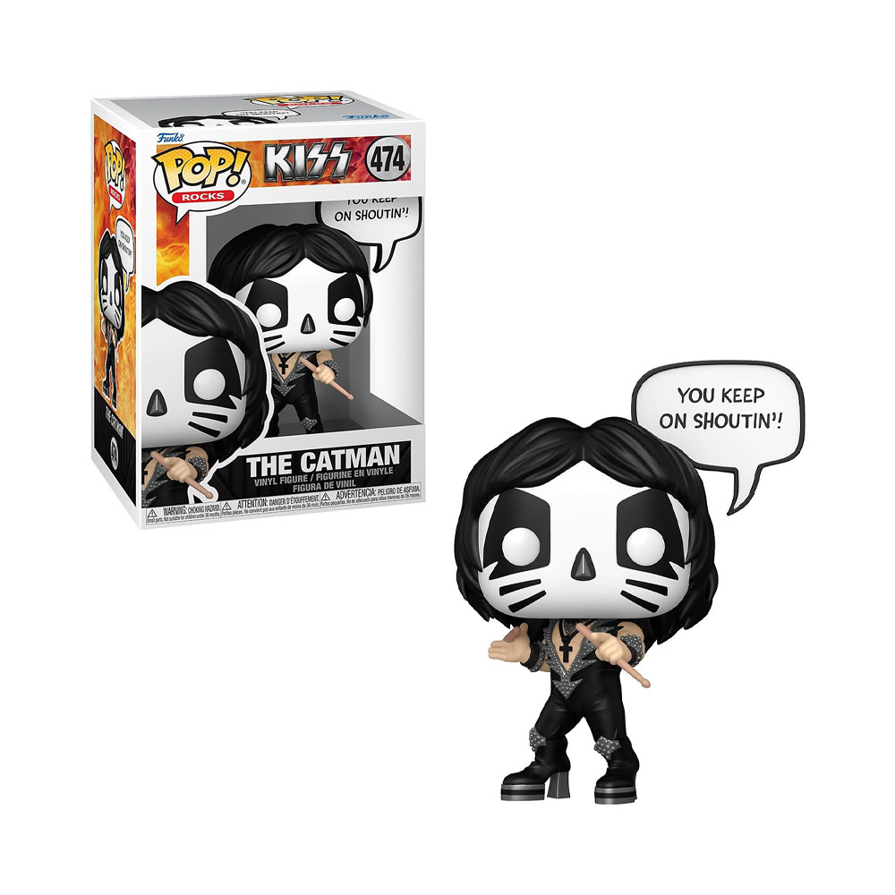 Boneco Funko Pop Rocks Kiss The Catman 474