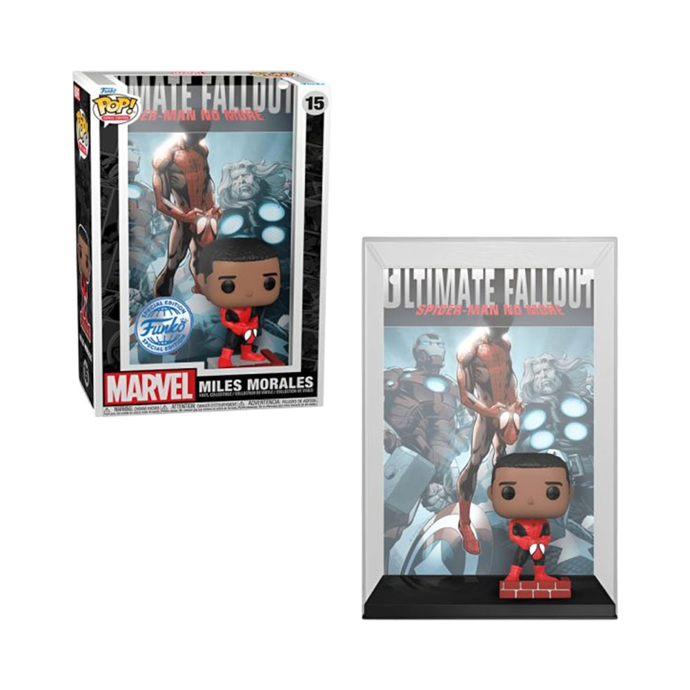 Boneco Funko Pop Marvel Comic Cover Miles Morales 15