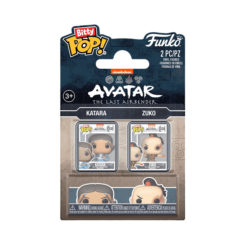 Boneco Bitty Pop Avatar Katara Zuko 2PC