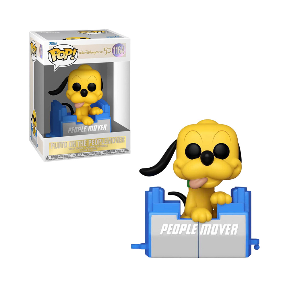 Muñeco Funko Disney Walt Disney World 50TH Anniversary Pluto ON The Peoplemover 1164