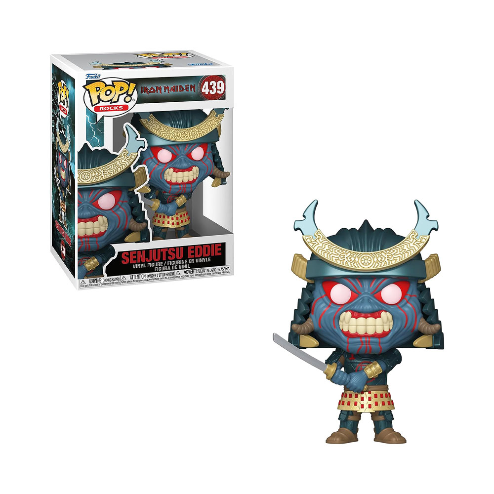 Boneco Funko Pop Rocks Iron Maiden Senjutsu Eddie 439