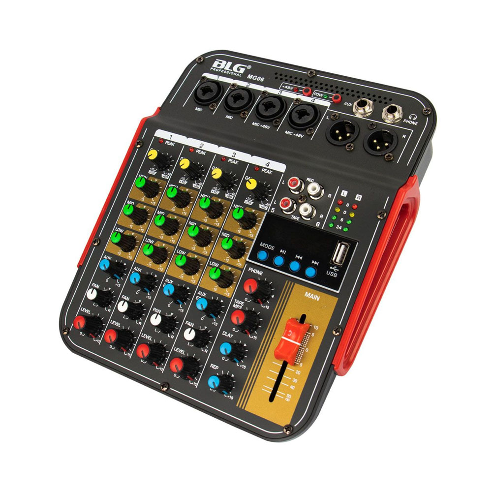 Mesa de Sonido Blg MG-06 4CH Bluetooth