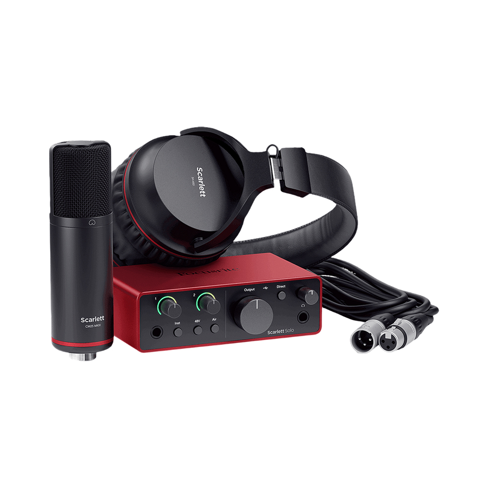 Interface de Áudio Focusrite Scarlett Solo Studio 4TH Gen MOSC0039