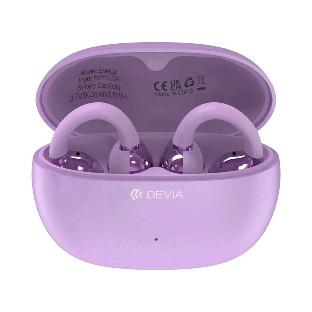Fones de Ouvido Sem Fio Devia Ows PRO2 Clip-on EM402 Roxo