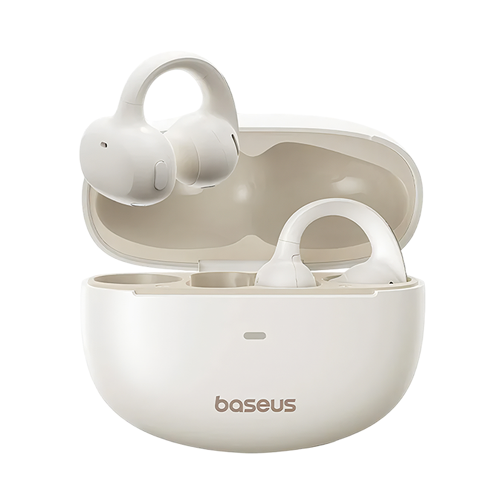 Fone de Ouvido Sem Fio Baseus Bowie MC1 Open-ear PM138 A00083501226-00 Stellar White