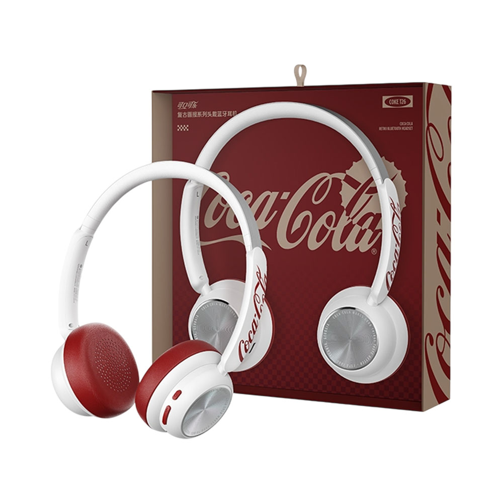 Fone de Ouvido Coca-cola T26 BT White