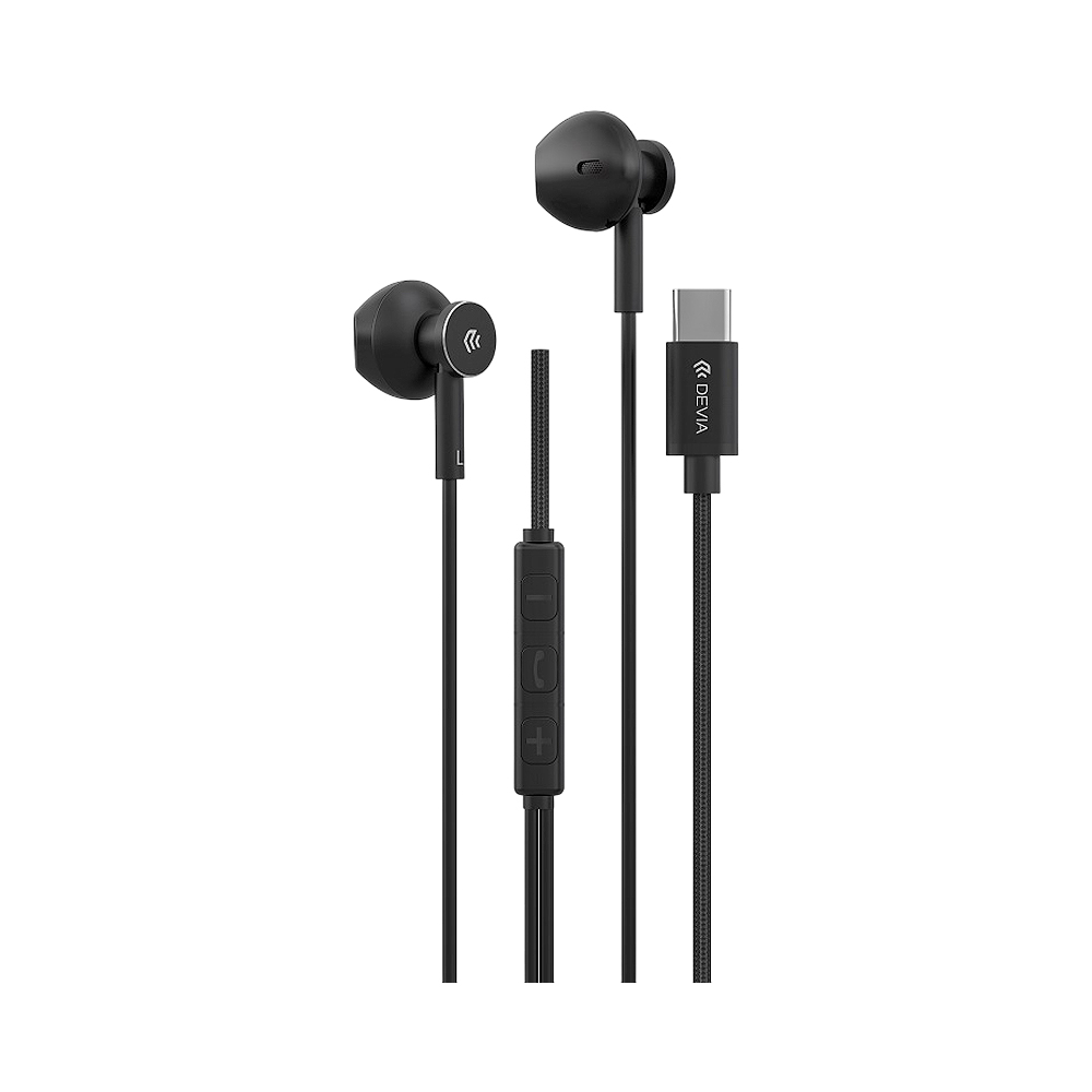 Fone de Ouvido Devia Smart Series M2 Metal EM111 Preto