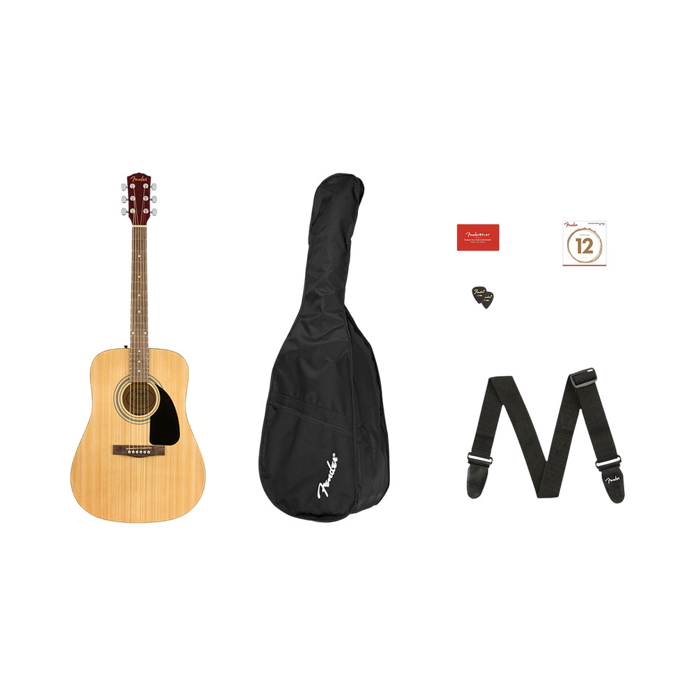 Pack Violão Acústico Fender FA-115 Dreadnought