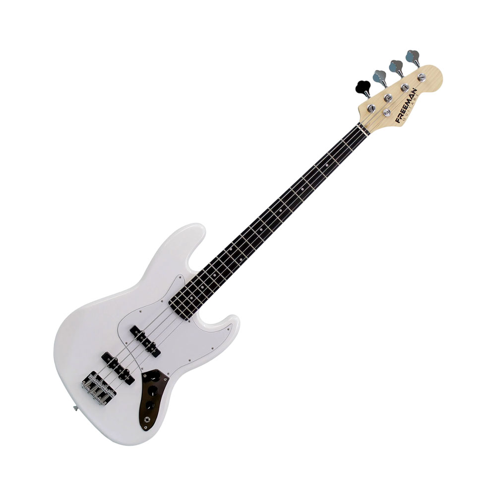 Pack Baixo Elétrico Freeman Rockstar White