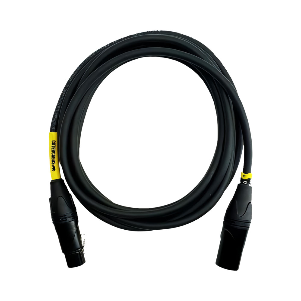 Cabo de Microfone Muthcable Catercabos Xrl para Xrl 1M Preto