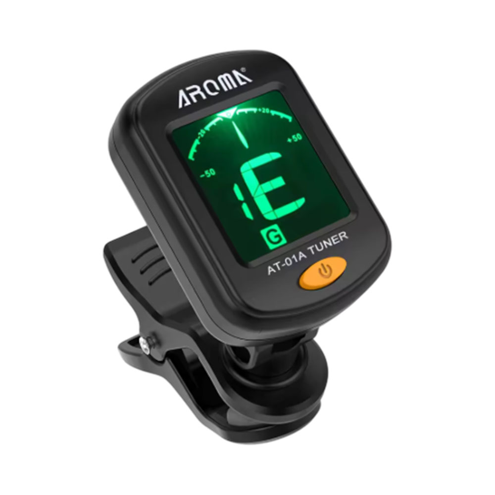 Afinador Aroma AT-01A Preto