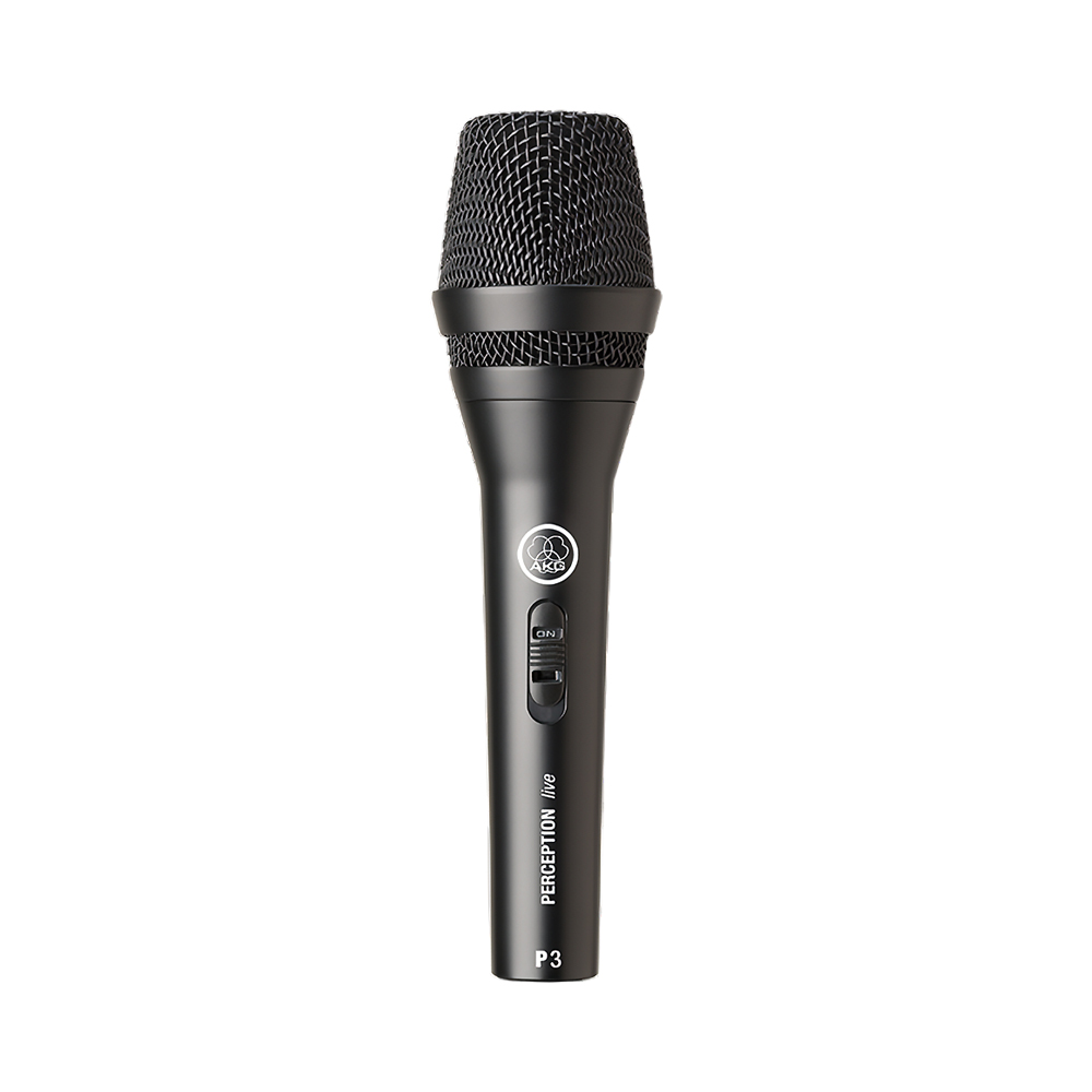 Microfone Dinâmico Vocal Akg Perception Live P3 S 3100H00140 Preto