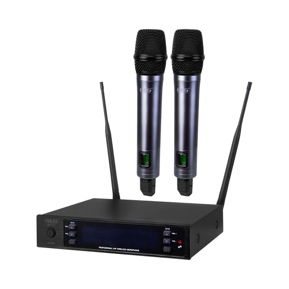 Microfones Blg UF-777 2 Unidades Sem Fio