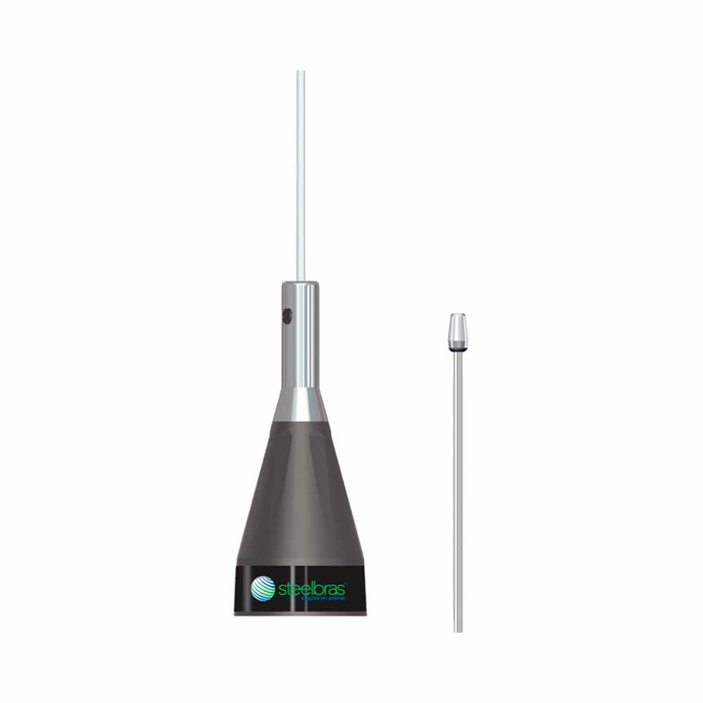 Antena Móvel PX Steelbras AP10186 Vhf 1/4 Wave Evolution