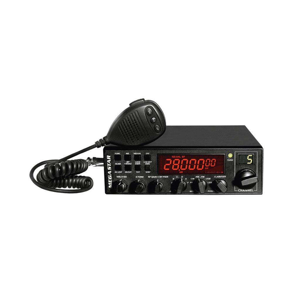 Transmissor de Rádio Mega Star MG99 Preto
