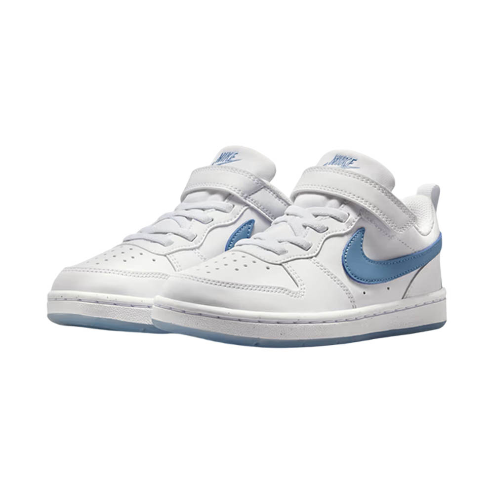 Tenis Esportivo Infantil Nike IR3999-100 Court Borough Low Unissex