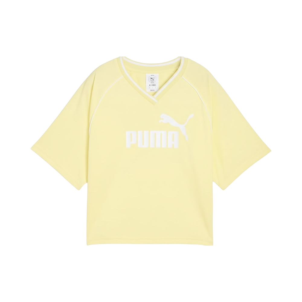 Camiseta Puma 68811435 Essentials Relaxed Cropped Feminino