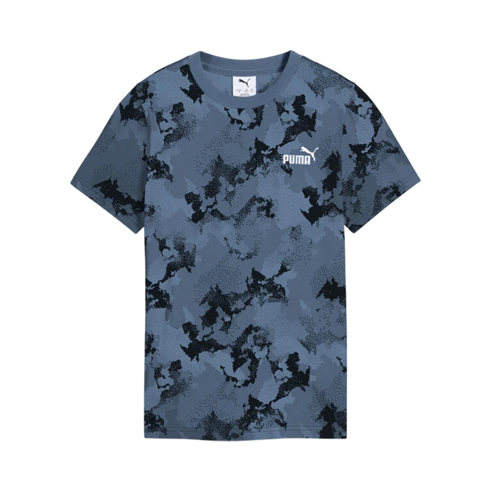 Camiseta Infantil Puma 69038980 Ess Camo Aop Masculino