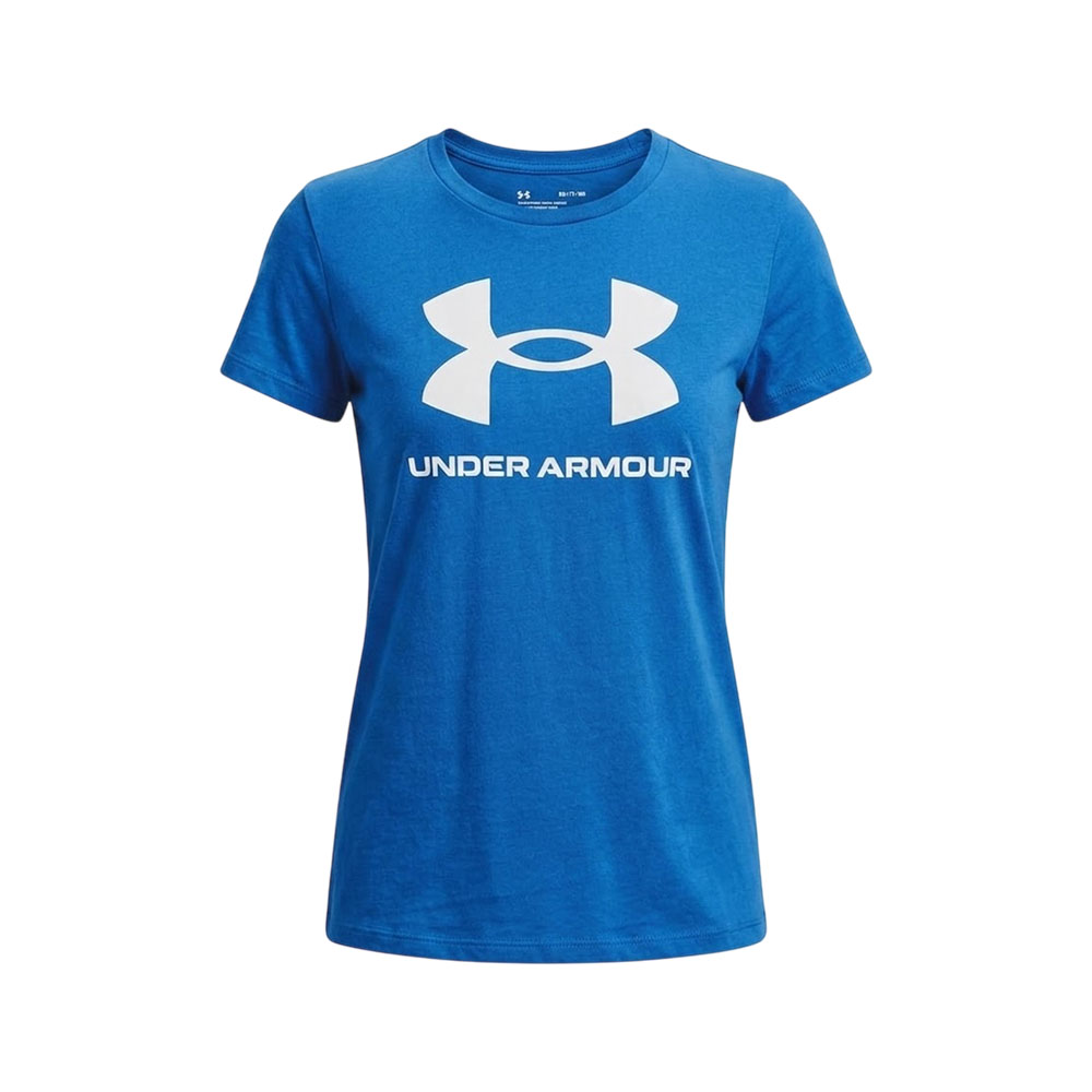 Camiseta Under Armour 1356305-402 Sportstyle Logo Feminino
