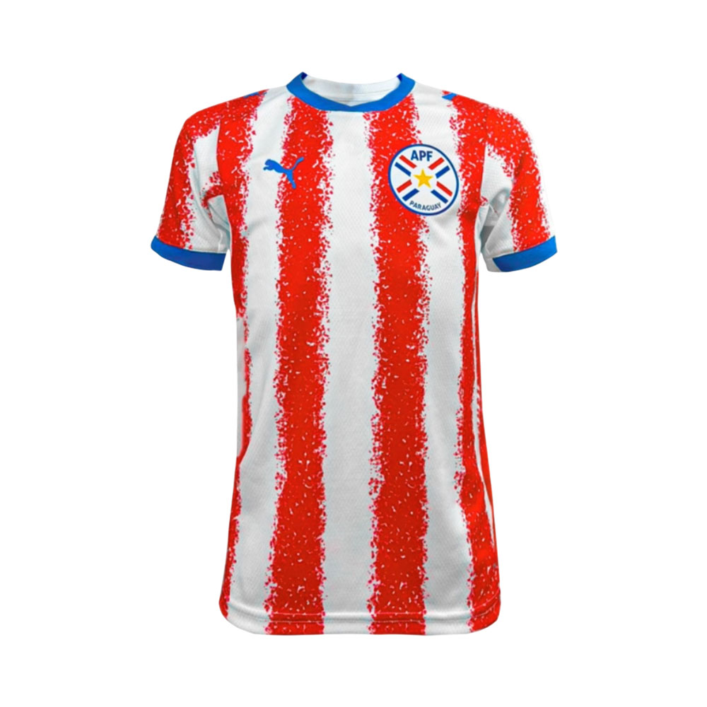 Camiseta Paraguay Infantil Puma 69703801 Home 2026 Unissex