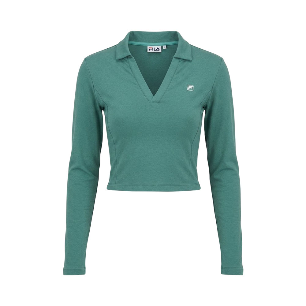Camiseta Manga Longa Fila F12L01741-3664 Fit Letter Touch Feminino