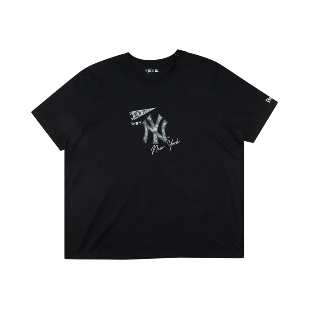 Camiseta New Era MBI25TSH044 Plus New York Yankees Camo Masculino
