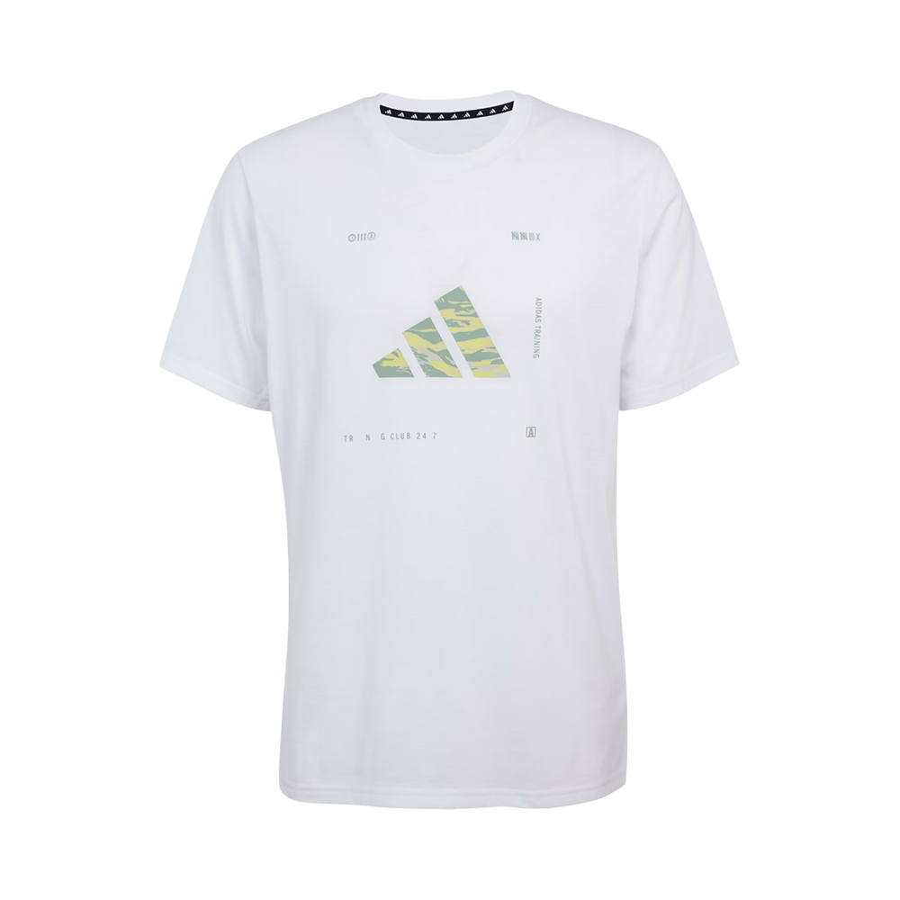 Camiseta Adidas JD8232 Climacool Training Camo Logo Graphic Masculino