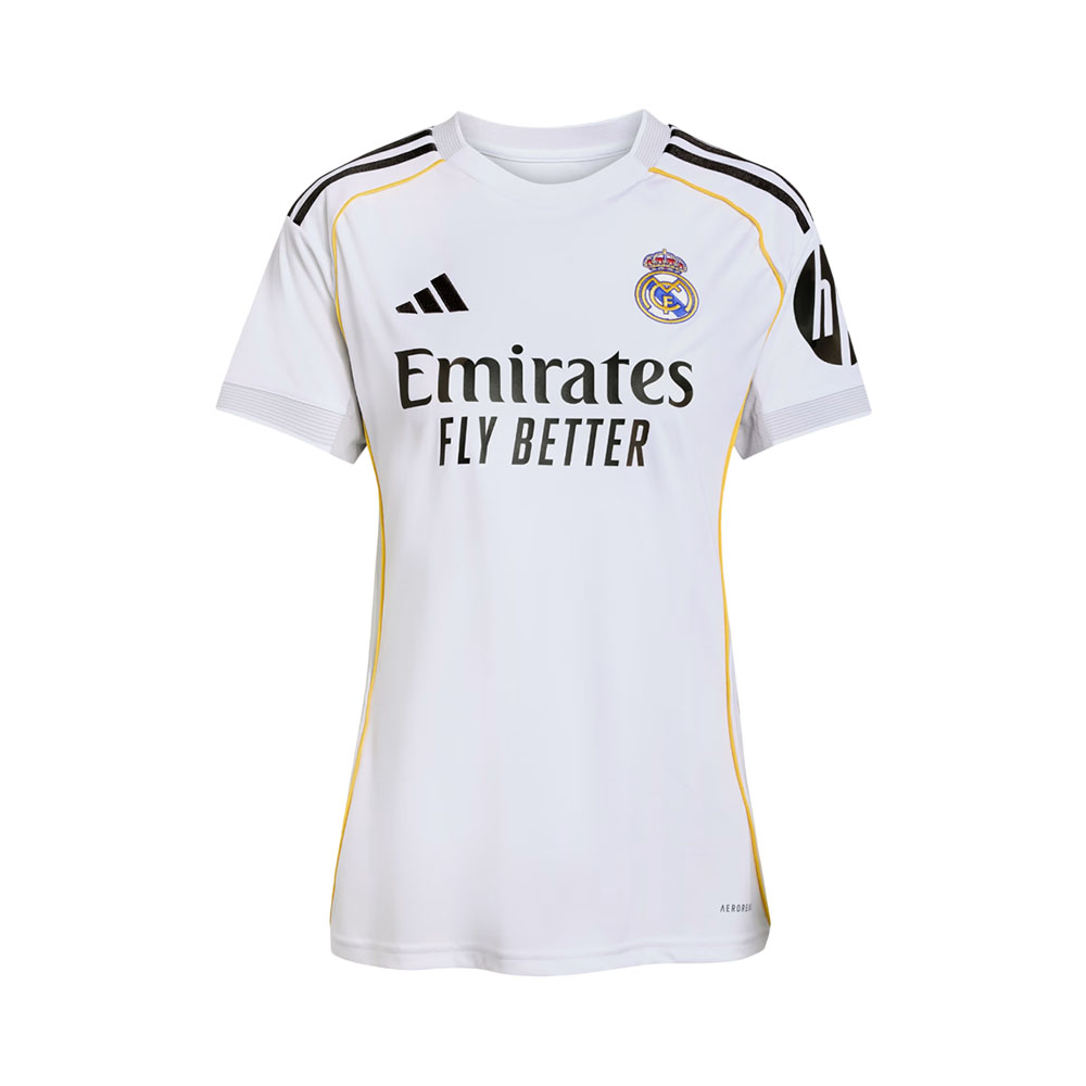 Camiseta Adidas JN8869 Real Madrid 25/26 Home Feminino