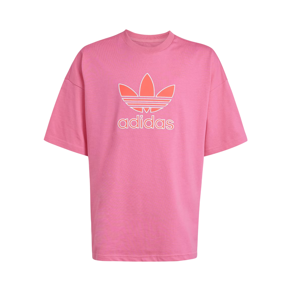 Camiseta Juvenil Adidas JV8559 Oversize Trefoil Unissex