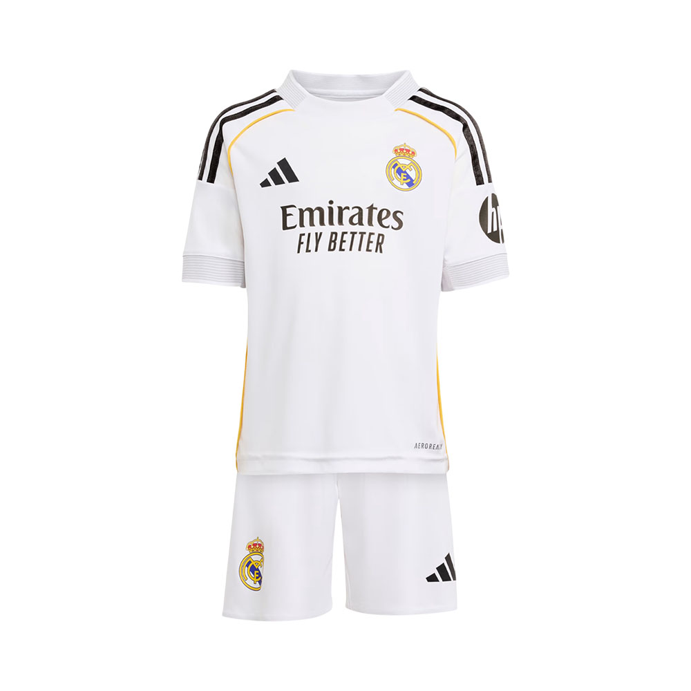 Conjunto Infantil Adidas JN8870 Real Madrid 25/26 Home Unissex