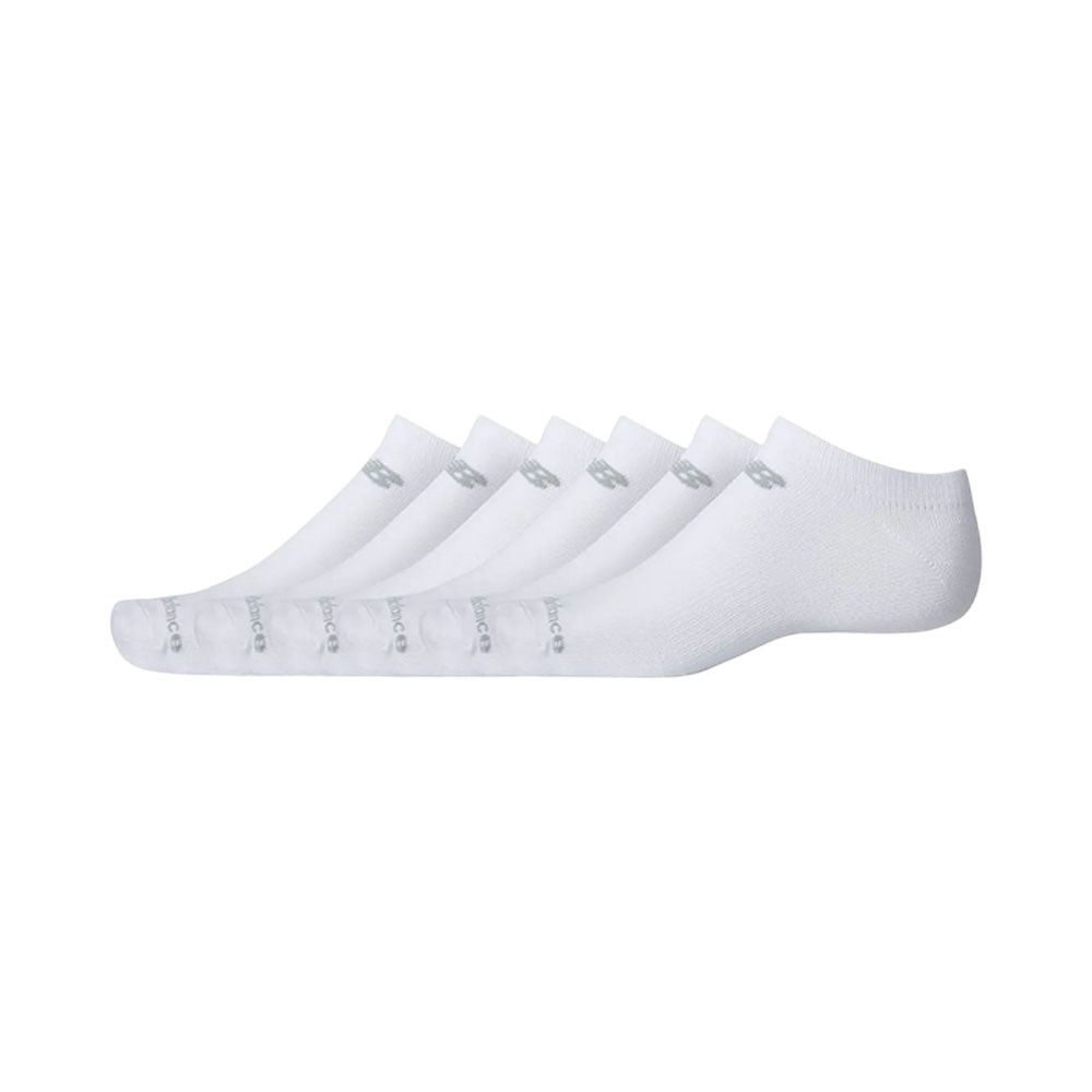 Meias New Balance LAS51406WT Performance Basic Unissex 6 Pares