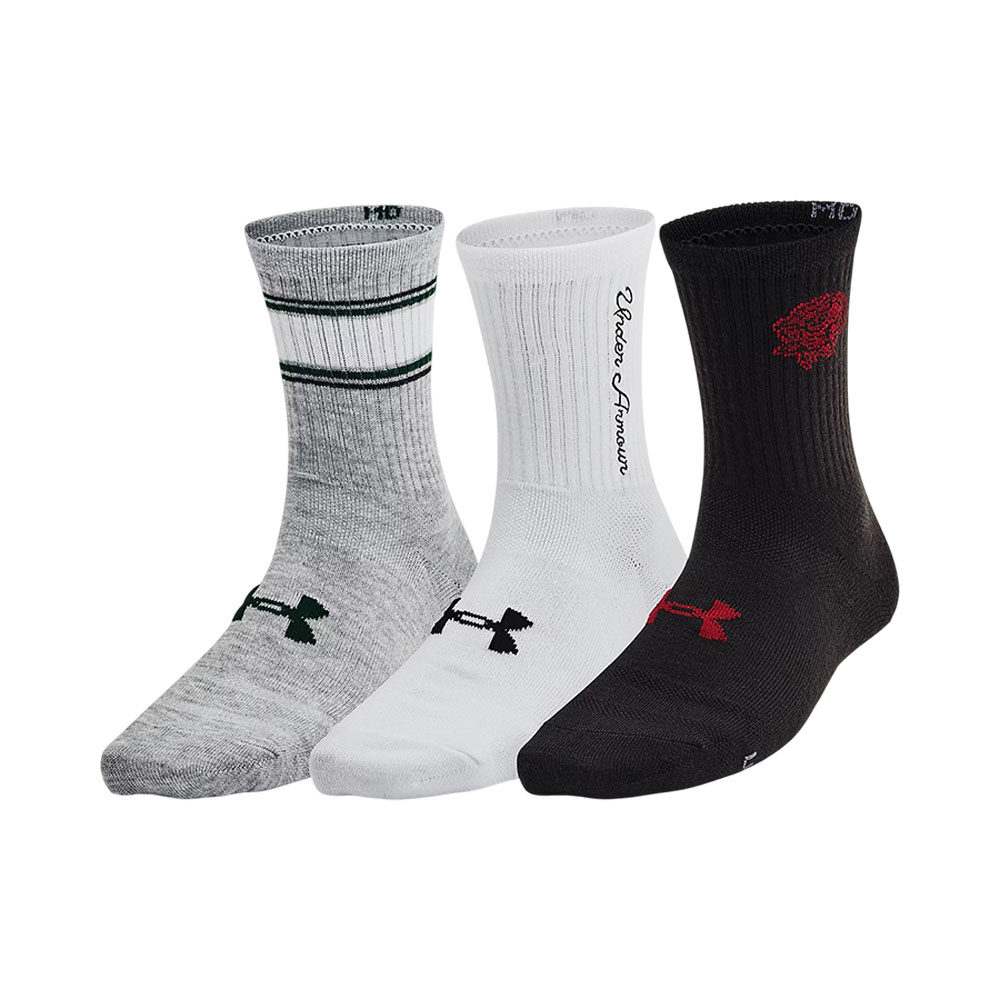 Meias Under Armour 1382942-101 Essentials 3 Pares