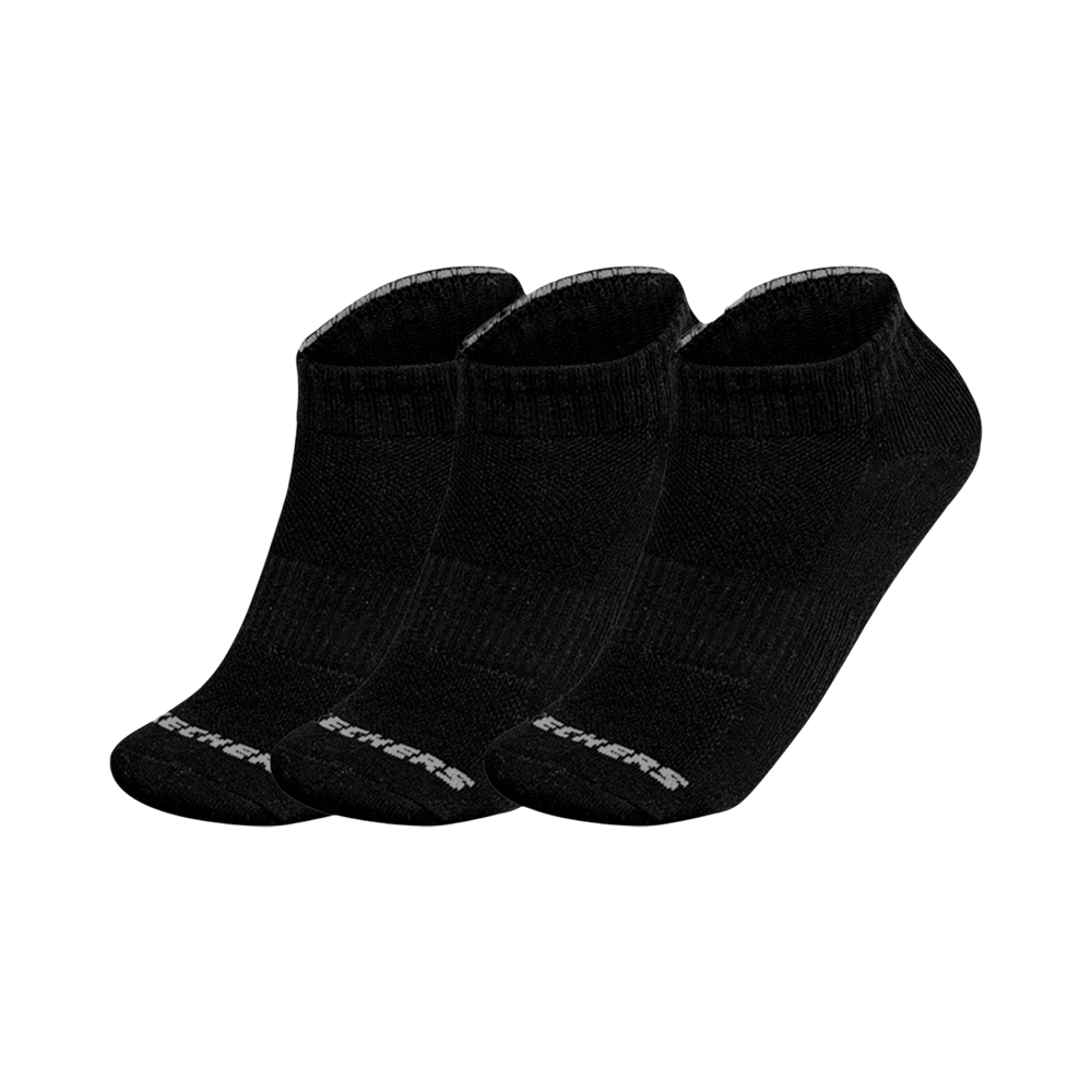 Meias Skechers S111102-001 Uni no Show Masculino 3 Pares